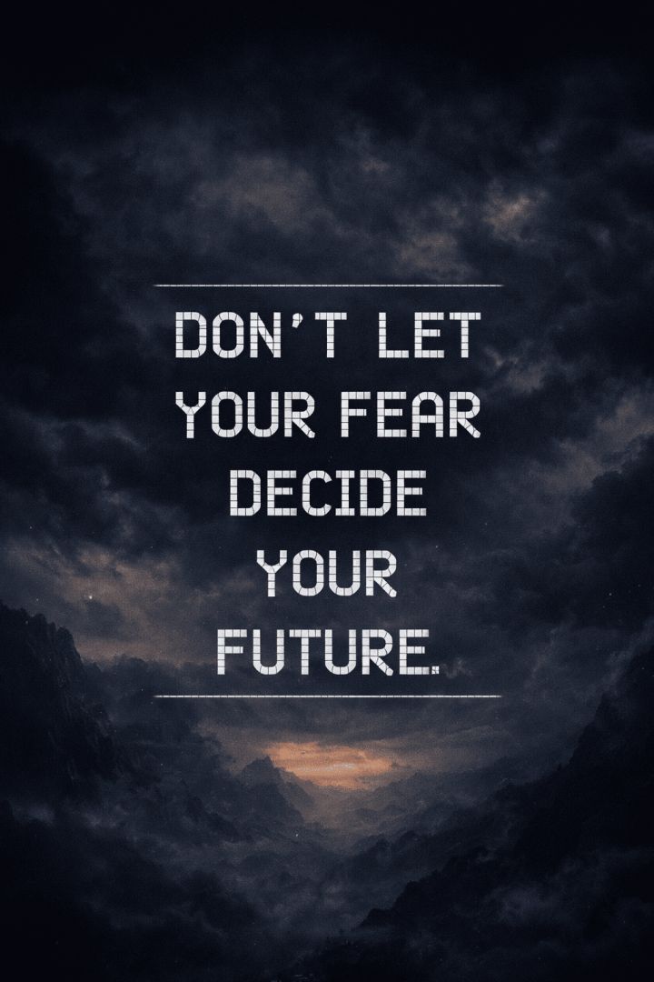 Dark Motivational Quote Wallpaper – Fearless Mindset Mobile Background Patakapix wallpaper
