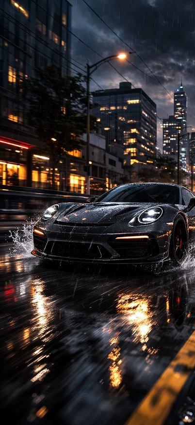 Racing through the rainy city iphone wallpaper patakapix wallpaper