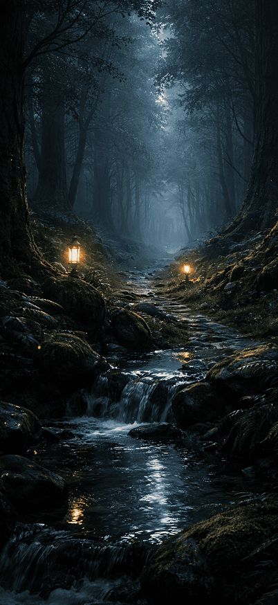 Dark Cinematic Forest Path – Mobile Wallpaper  iphone patakapix wallpaper