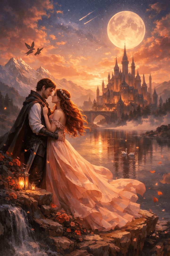 Romantic sunset at the cliff's edge wallpaper patakapix wallpaper