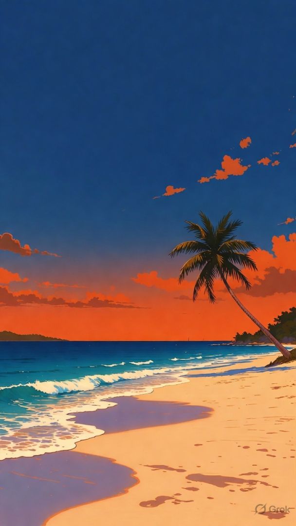 beautiful Tropical Beach Sunset Wallpaper patakapix wallpaper