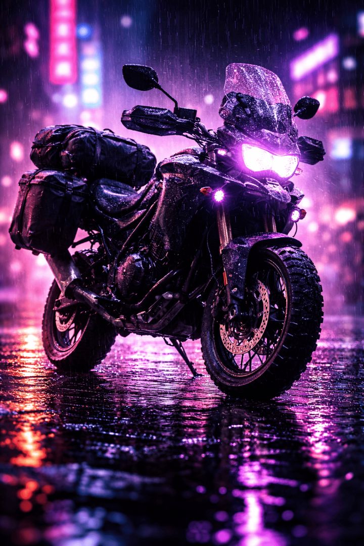 adventure-bike-in-rain-wallpaper-patakapix wallpaper
