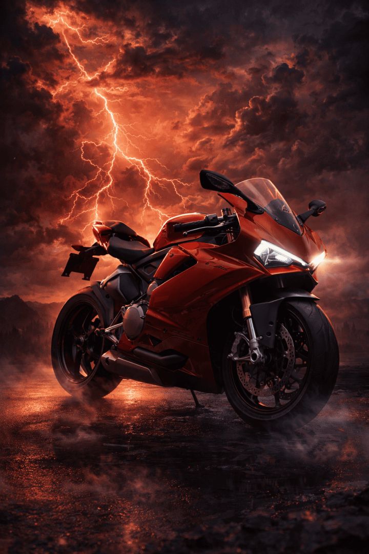 Stormy-night-ride-with-fiery-glow-wallpaper-patakapix wallpaper