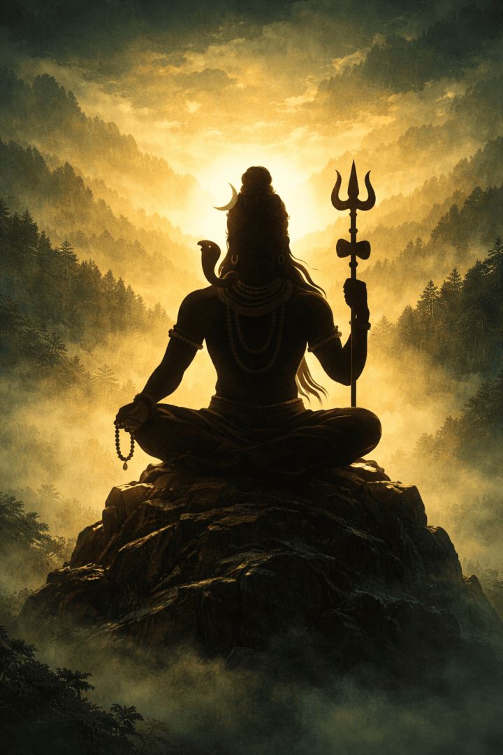 shiva-silhouette-art-wallpaper-patakapix wallpaper