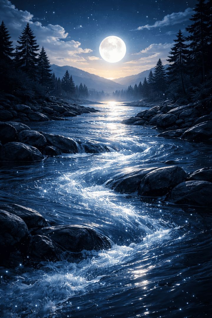 river-at-golden-hour-wallpaper-patakapix wallpaper