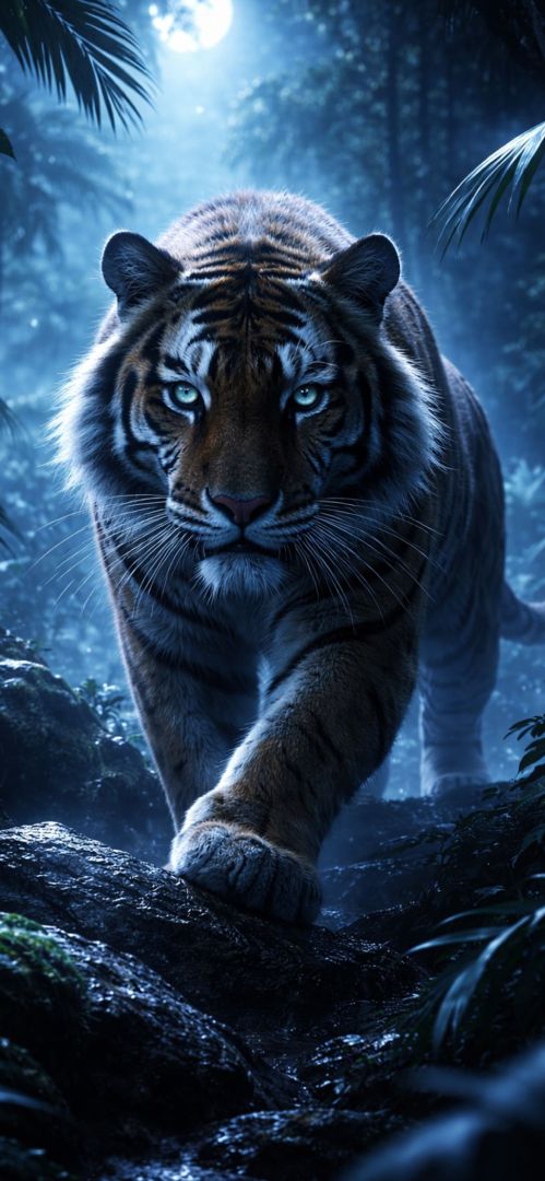 tiger-in-rainforest-iphone-wallpaper-patakapix wallpaper
