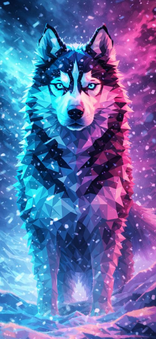 huskie-in-snow-iphone-wallpaper-patakapix wallpaper