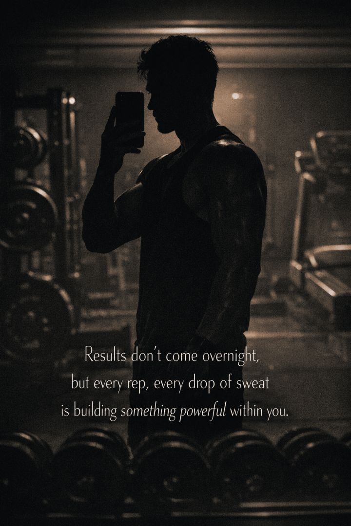 Building strength in the gym silhouette quotes wallpaper