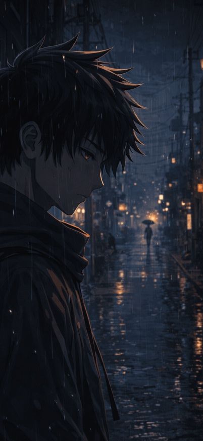 Anime Night Street Aesthetic iphone mobile wallpaper patakapix wallpaper