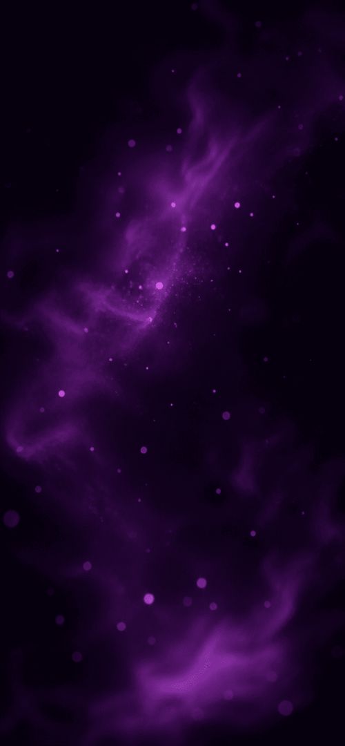 Cosmic purple haze and glowing particles wallpaper