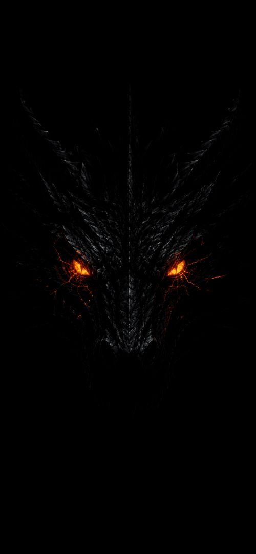 Dragon of the shadowed abyss wallpaper