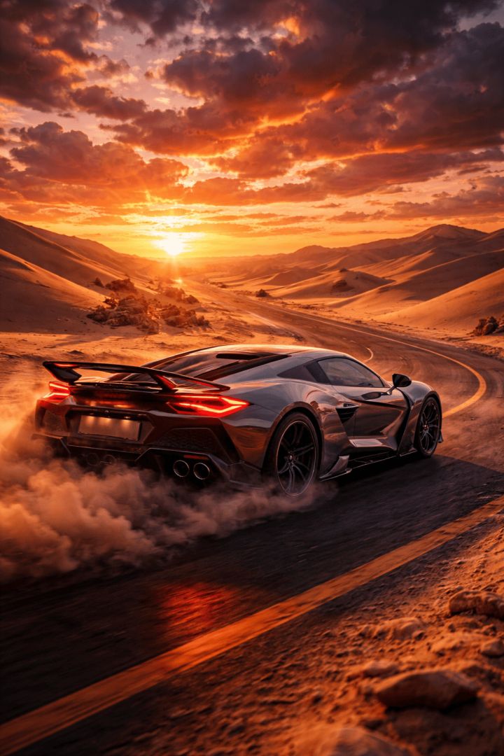 Drifting into the sunset wallpaper