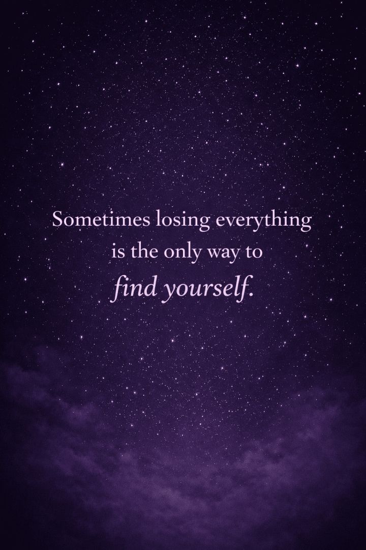 Finding yourself through loss wallpaper