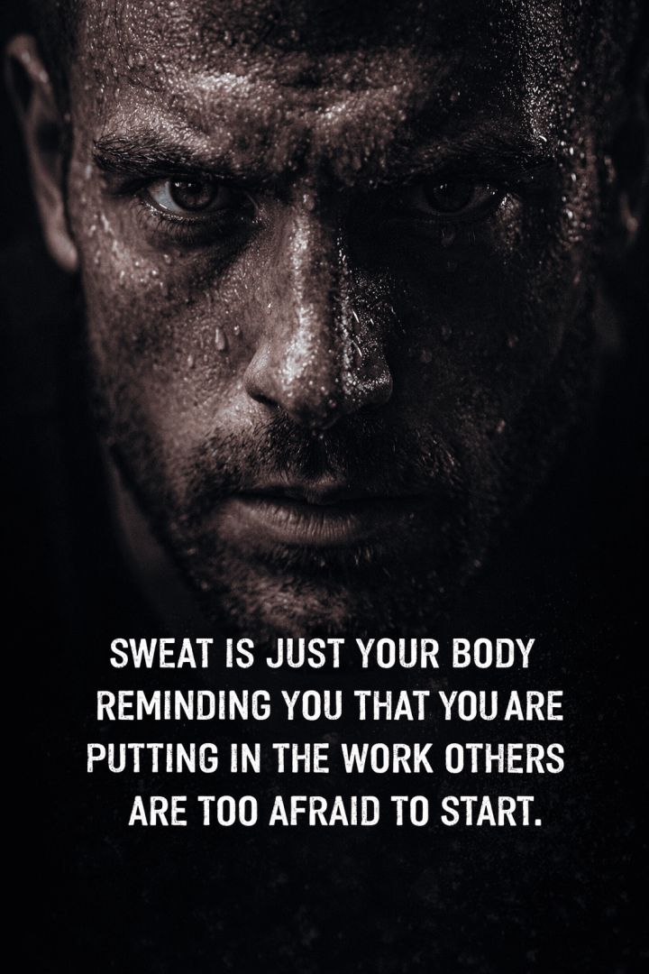 Focused intensity and hard work quotes wallpaper