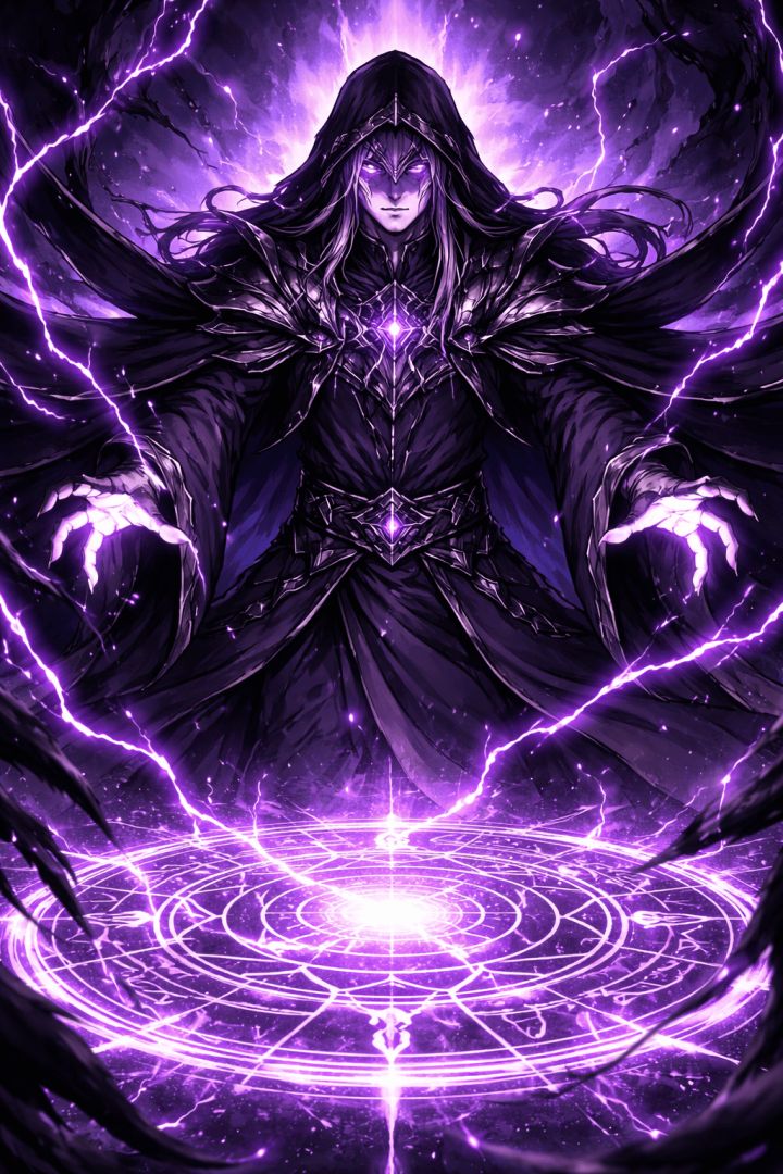 Forbidden magic in dark circles wallpaper