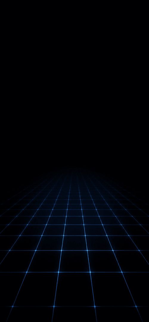 Futuristic grid in a digital void wallpaper