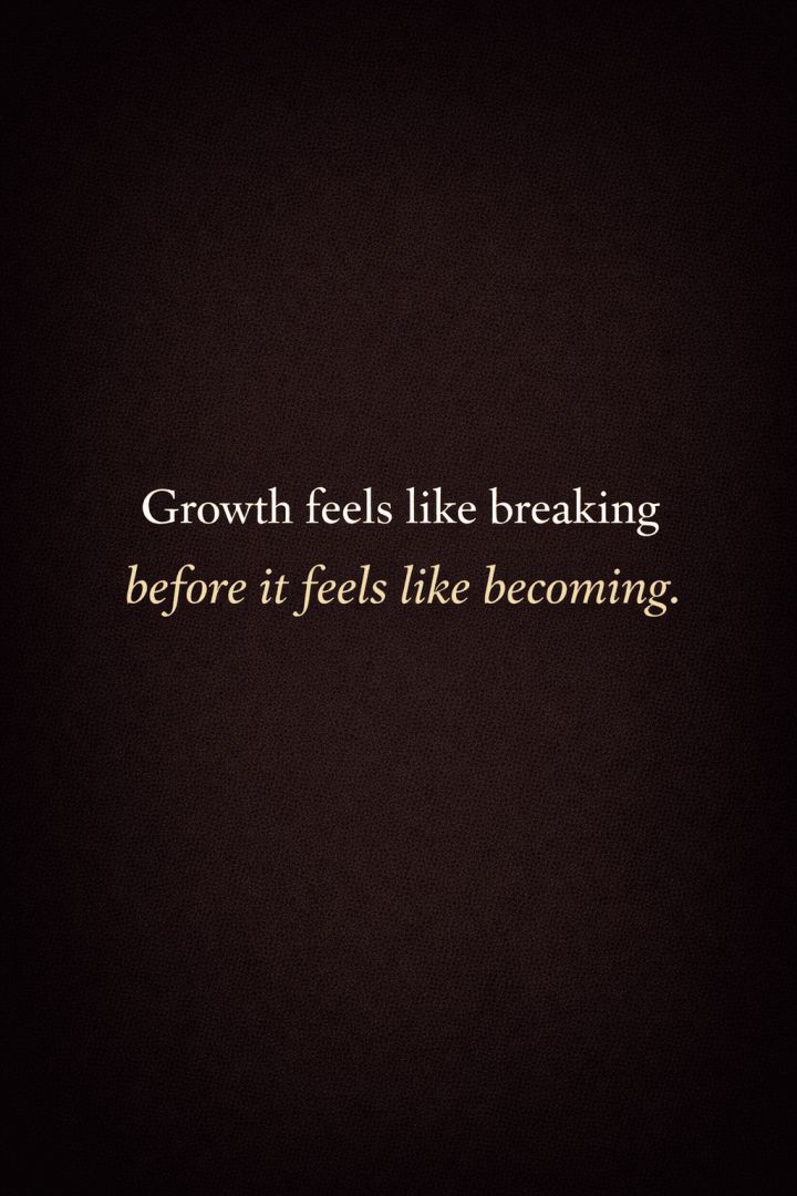 Growth and transformation quote design wallpaper