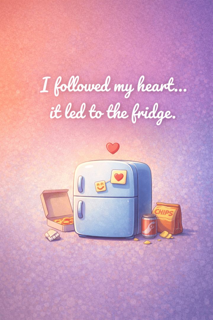 Heartfelt cravings and fridge adventures wallpaper