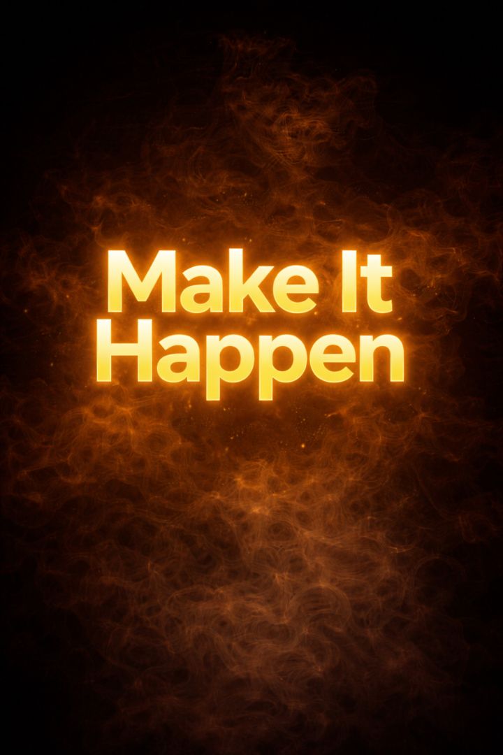 Make it happen motivation wallpaper