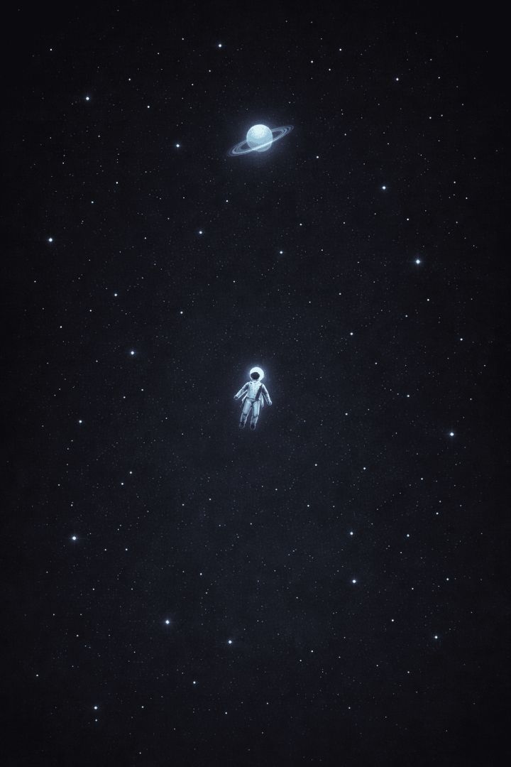 Minimal Astronaut wallpaper