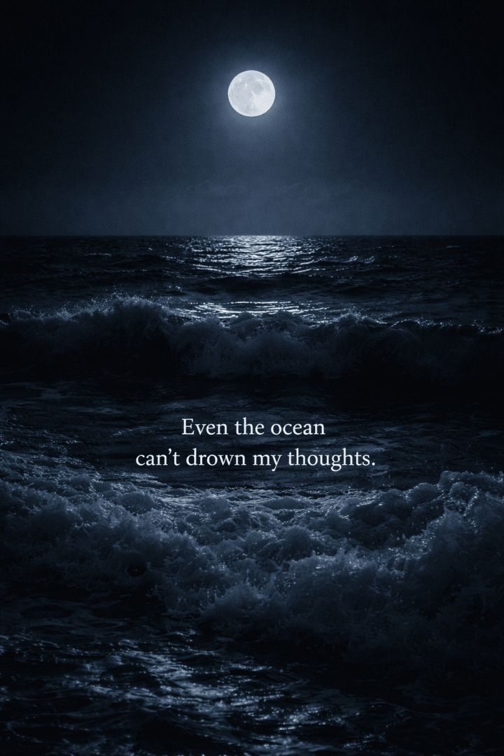 Moonlit waves with reflected light wallpaper