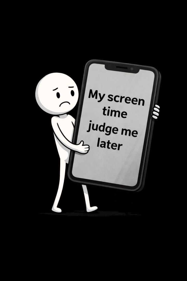 My screen time, judge me later wallpaper