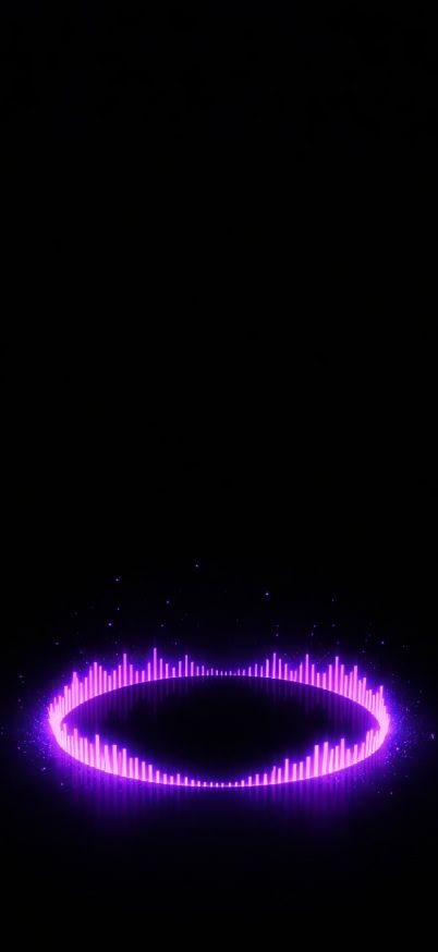 Neon purple music visualizer wallpaper wallpaper