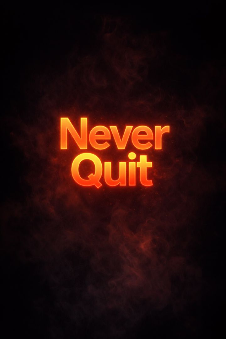 Never quit wallpaper