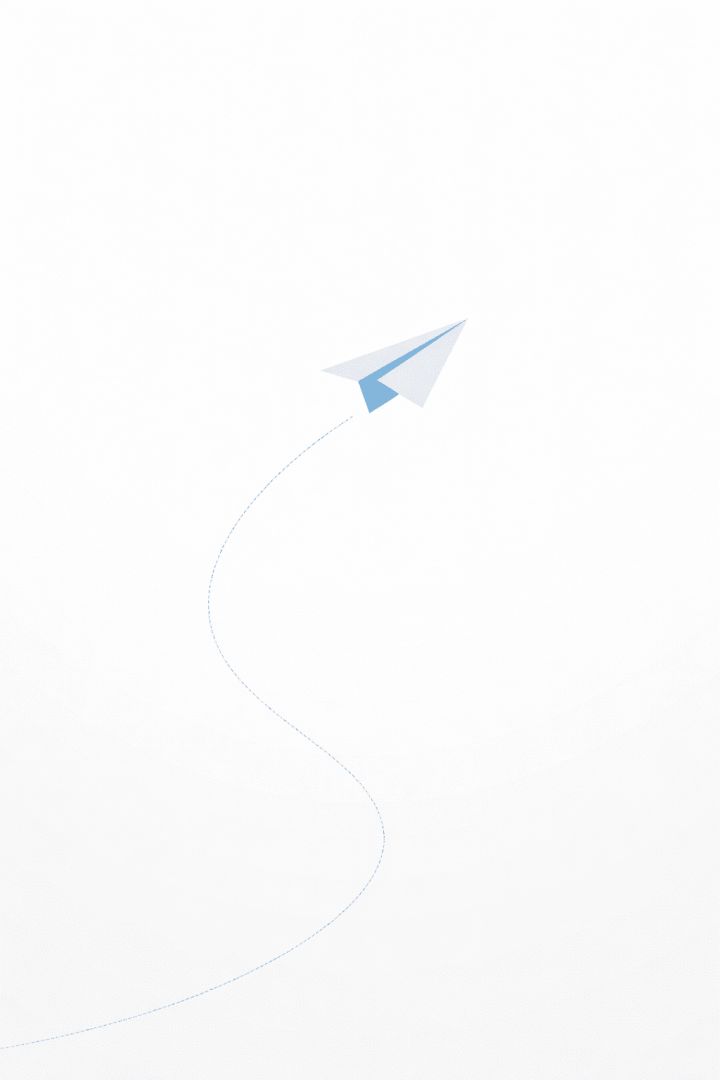 Paper airplane in flight wallpaper