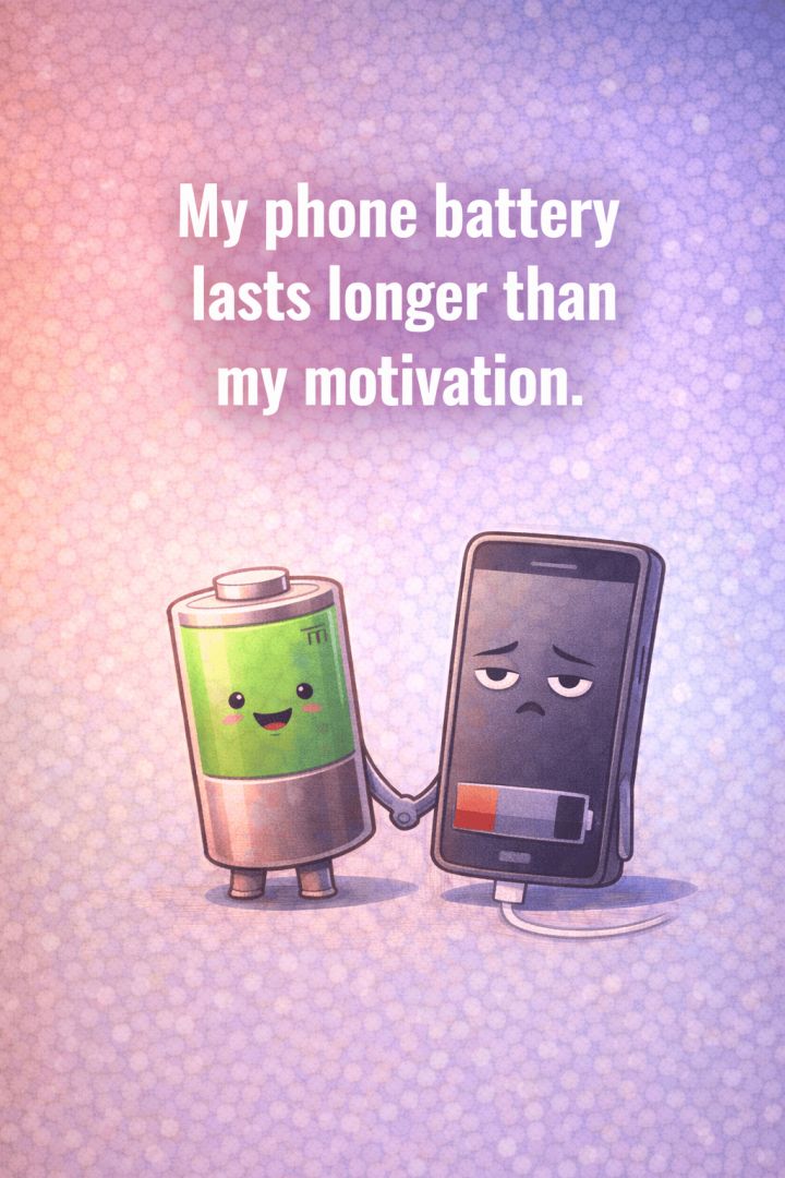Phone and battery a power struggle wallpaper