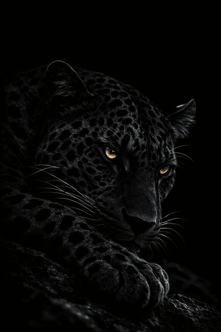 Silent hunter in the shadows take rest wallpaper