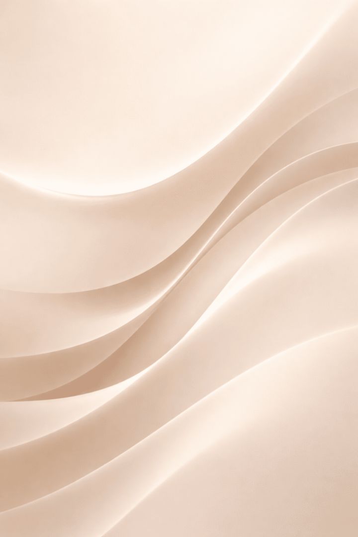 Soft beige and cream waves abstract wallpaper