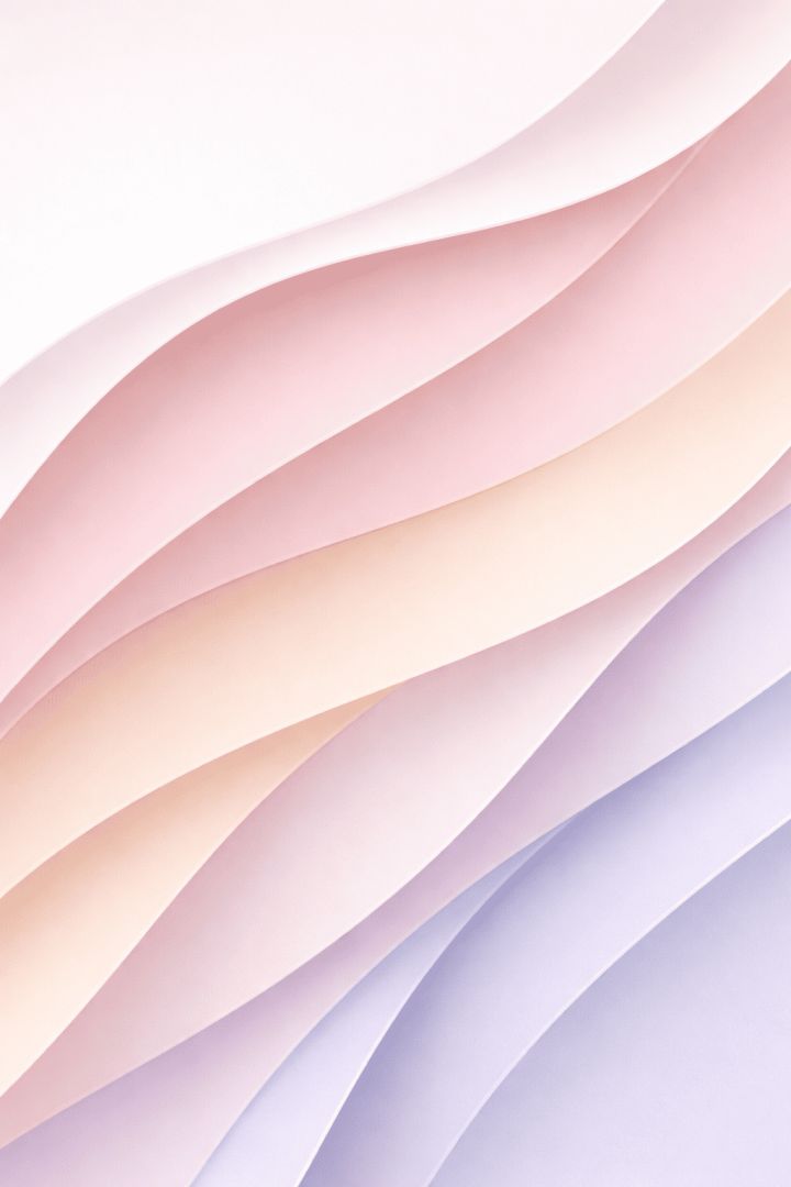 Soft pastel layers in harmony abstract wallpaper