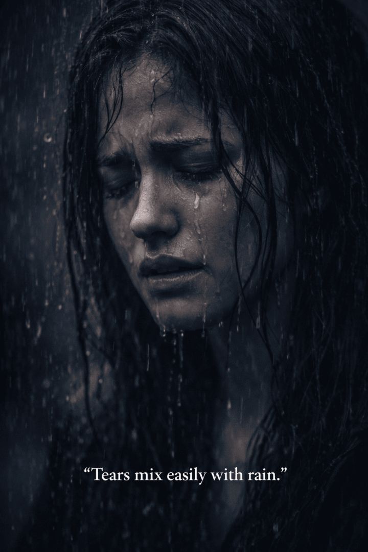 Tears in the rain sad wallpaper