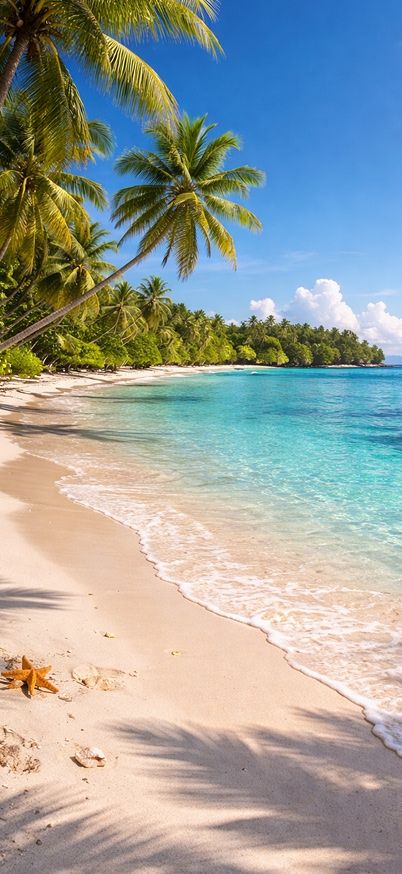 Tropical paradise on the Andaman beach Iphone wallpaper