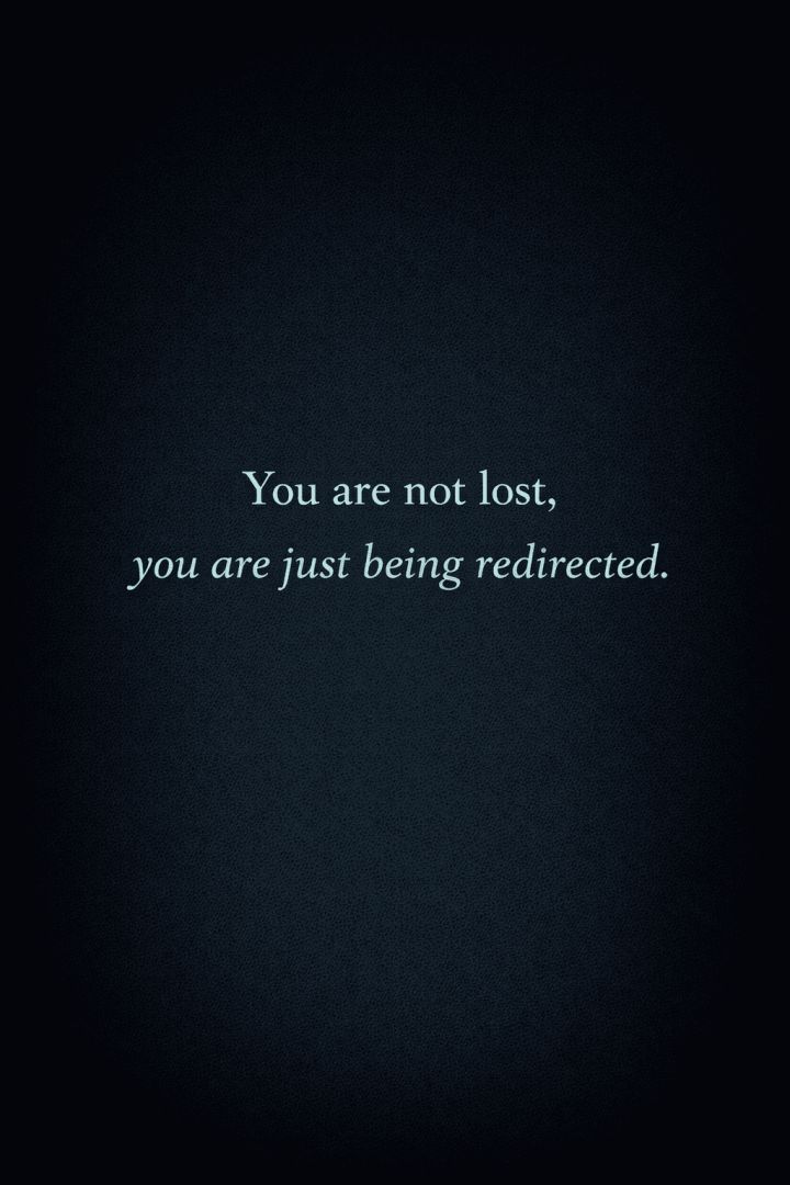 You are not lost, you are redirected wallpaper